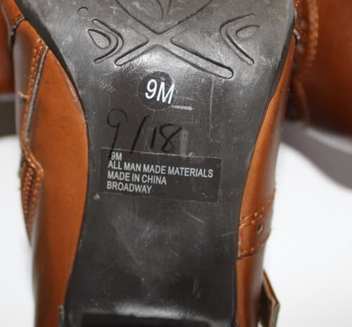 Women's White Mountain Heels Boots Shoes Size 9M Brown Broadway inside Zipper - Thumbnail 5