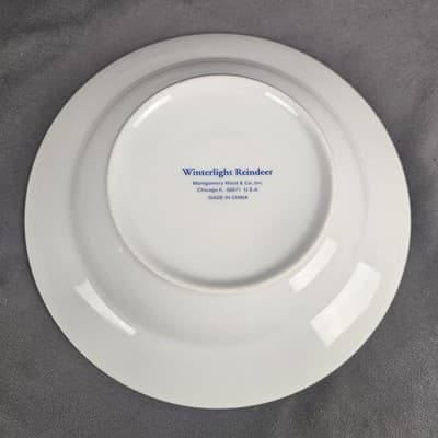Winterlight Reindeer Bowls Montgomery Ward Vintage, Set of 6, Excellent - Thumbnail 6