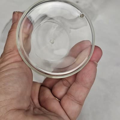 2 Clear Dragon Glassware Double-Walled Stemless Martini Glasses - 7 oz - Thumbnail 4