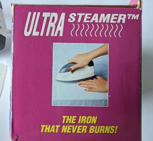 Ultra Steamer As Seen On TV The Iron That Never Burns In Original Box - Thumbnail 7