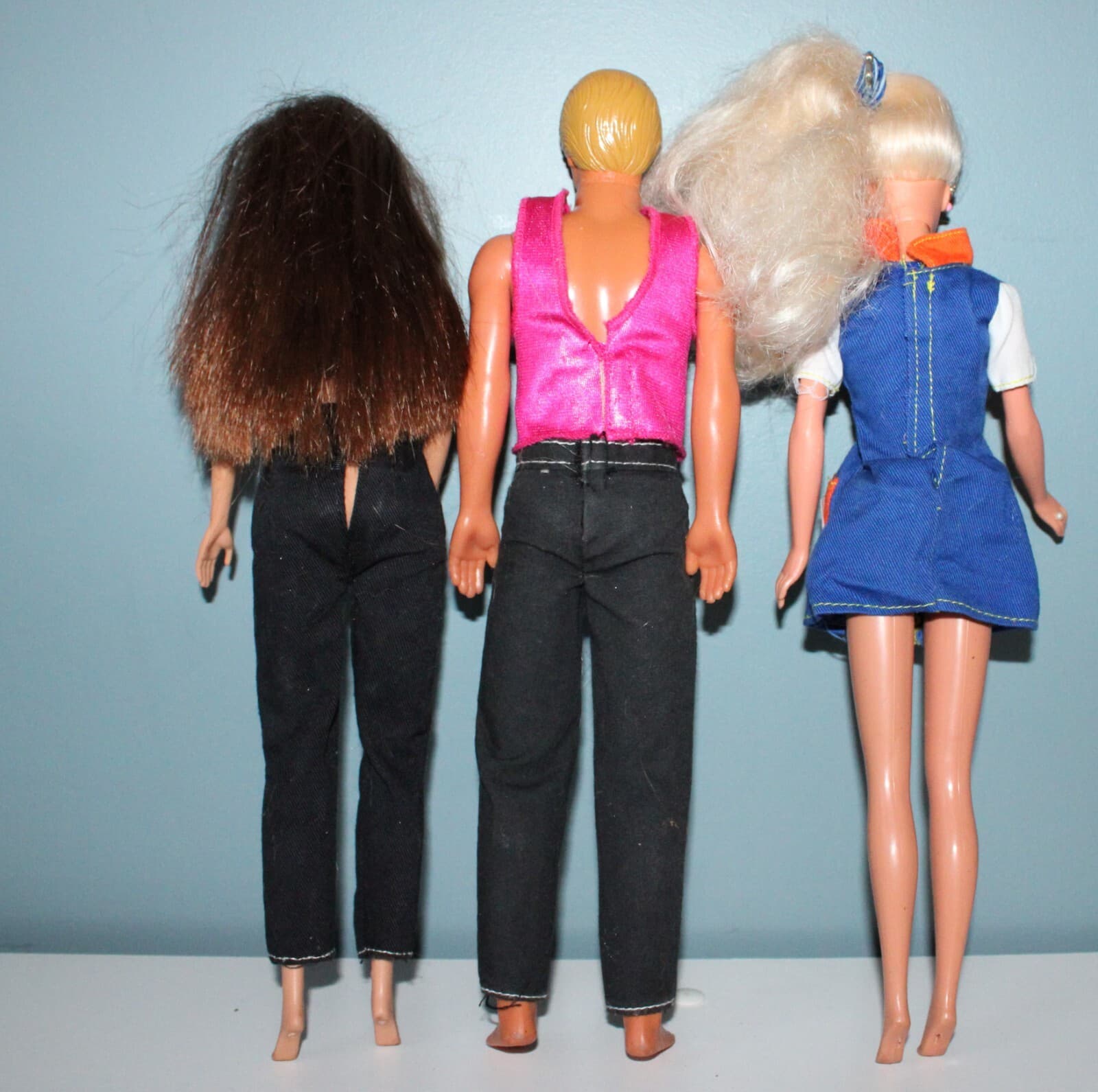 Vintage (2) 1966 Barbie Dolls plus (1) 1968 Ken Doll Dressed Lot of 3 - Thumbnail 7