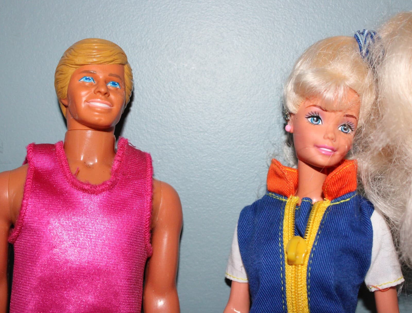 Vintage (2) 1966 Barbie Dolls plus (1) 1968 Ken Doll Dressed Lot of 3 - Thumbnail 12
