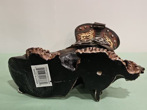 DWK Corporation HC31925 Cowboy Boot Wine Bottle Holder NIB - Thumbnail 6