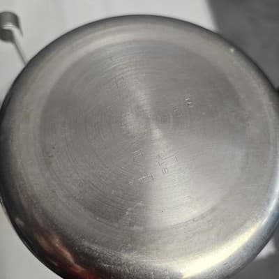 Vintage Flint Double Pot Coffee Perculator Stovetop w Lid and Press #174, 8 cup - Thumbnail 15