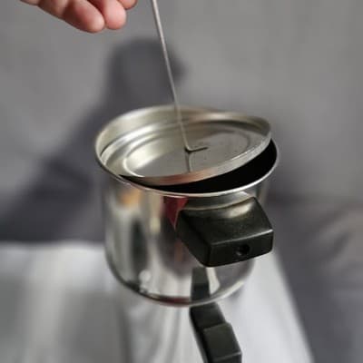 Vintage Flint Double Pot Coffee Perculator Stovetop w Lid and Press #174, 8 cup - Thumbnail 23