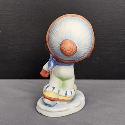 Vintage Arnart Creations Ceramic Figurine Skater Skating 4" Tall - Thumbnail 3