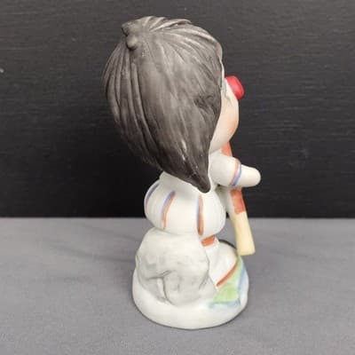 Vintage Arnart Creations Ceramic Figurine Fishing Pole 4" Tall - Thumbnail 4