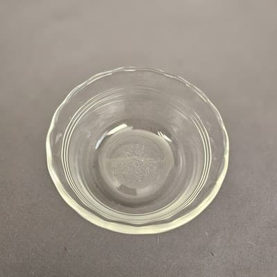 6 PYREX #463 Glass Custard Ramekin Cups 5-oz 175ml USA 2 Inch Tall 3.75" Wide - Thumbnail 4