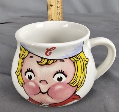 HOUSTON HARVEST 1998 Campbell Soup Mug Cup Bowl w/ Handle14 OZ 2-Sided Graphics - Thumbnail 7