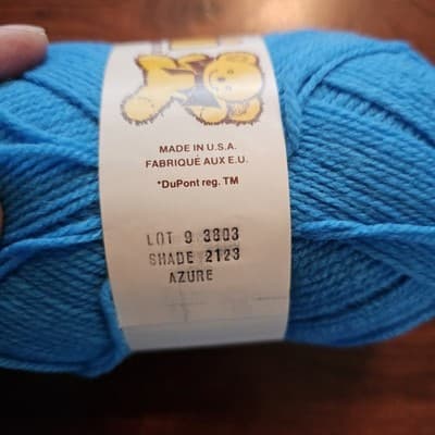 Brunswick Bambini Baby Yarn Azure 80% Acrylic, 20% Nylon 1.4oz, US3 - Thumbnail 3