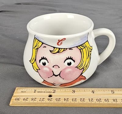 HOUSTON HARVEST 1998 Campbell Soup Mug Cup Bowl w/ Handle14 OZ 2-Sided Graphics - Thumbnail 6