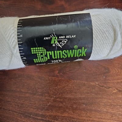 Brunswick Pomfret Mark II 4 ply Sport Yarn Snow White 100% Pure Virgin Wool 2oz - Thumbnail 6