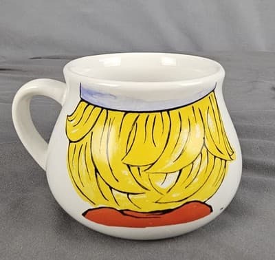 HOUSTON HARVEST 1998 Campbell Soup Mug Cup Bowl w/ Handle14 OZ 2-Sided Graphics - Thumbnail 4