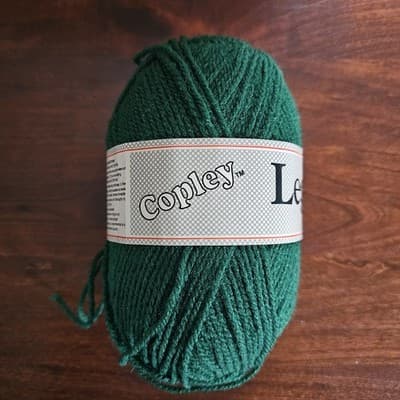 Vintage Copley Legend Sport Yarn Green Rag Acrylic 1.75oz, 170yds, US7 - Thumbnail 2
