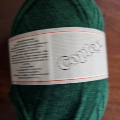 Vintage Copley Legend Sport Yarn Green Rag Acrylic 1.75oz, 170yds, US7 - Thumbnail 6