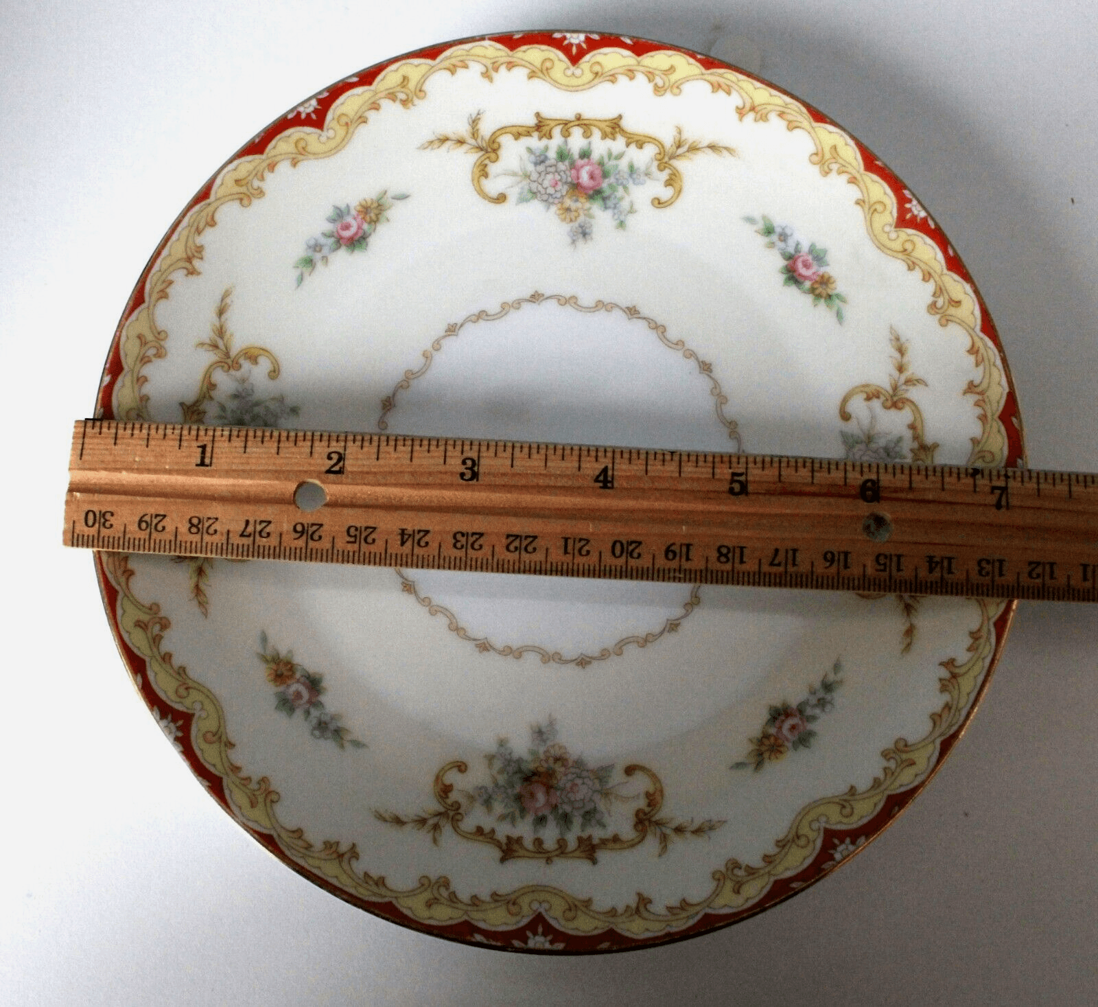 Vintage Noritake Fine China Oradell 588 7.25" Plates Set of 2 Gold Trim - Thumbnail 4