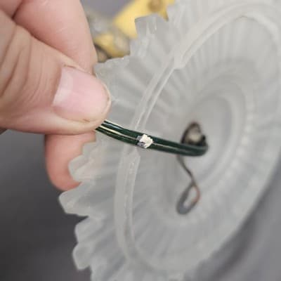 Vintage Electric Wall Sconce CRYSTAL GLASS Lamp Light - Thumbnail 6