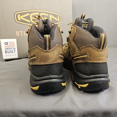 Keen Braddock Size 9EE Mid-Ankle Waterproof Steel Toe Work Boots Men's 1011424EE - Thumbnail 7