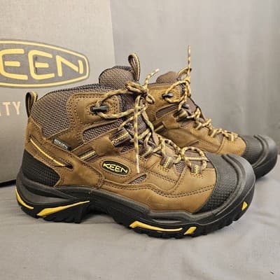 Keen Braddock Size 9EE Mid-Ankle Waterproof Steel Toe Work Boots Men's 1011424EE - Thumbnail 2