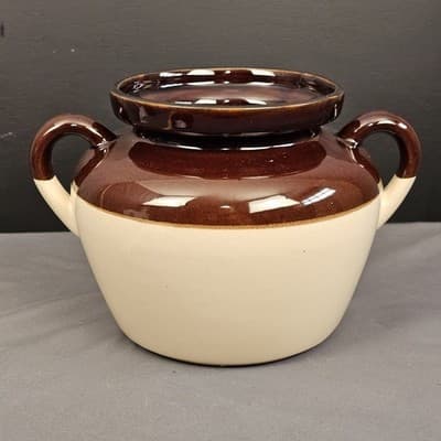 McCoy Pottery The Spirit of Seventy-Six 342 Bicentennial Bean Pot 1976 USA 2.5qt - Thumbnail 8