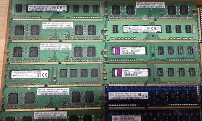 Lot of 27, 1 lb Computer Laptop RAM Memory Gold Scrap Recovery - Thumbnail 2