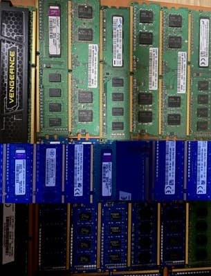 Lot of 27, 1 lb Computer Laptop RAM Memory Gold Scrap Recovery - Thumbnail 3