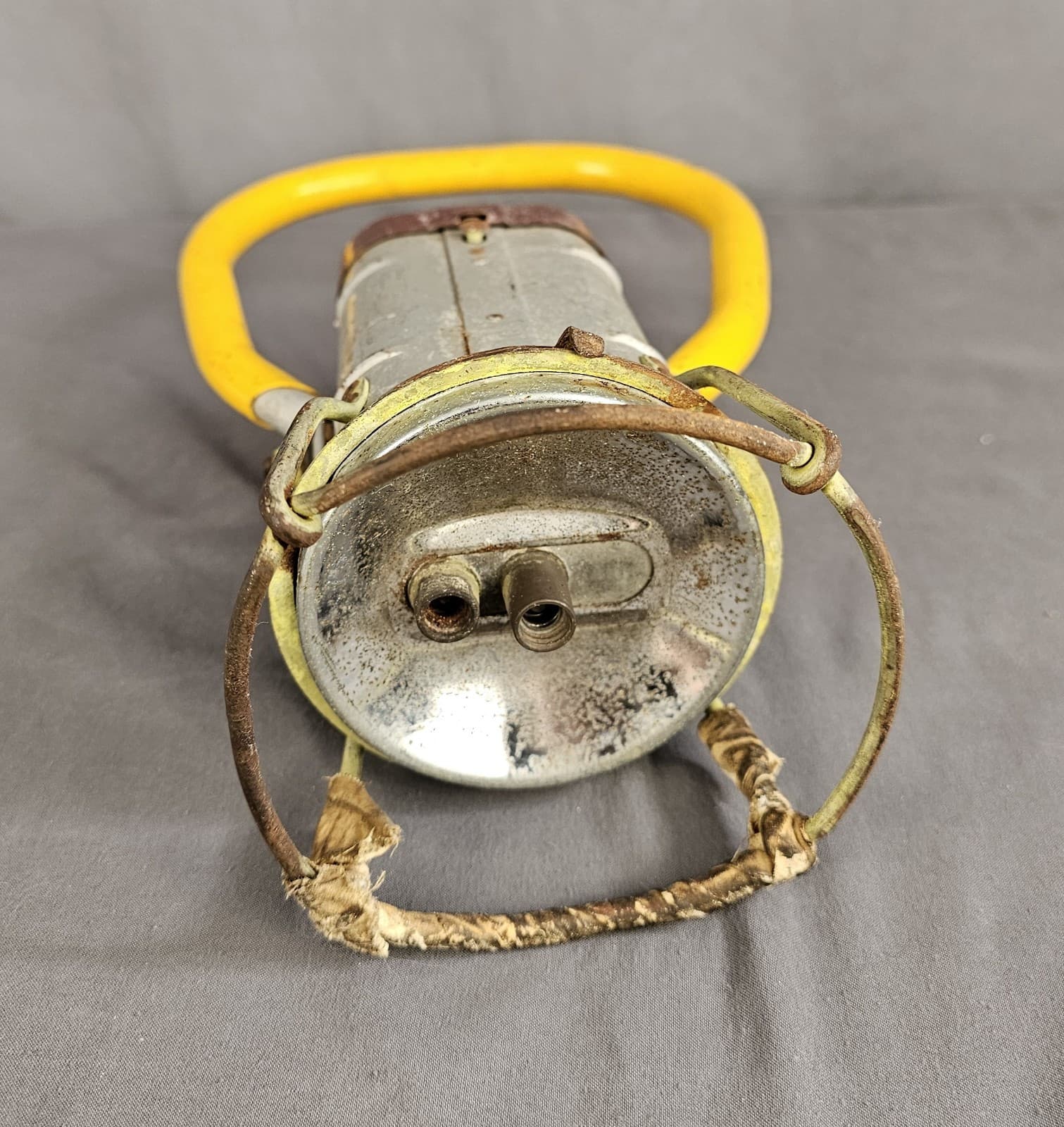 Vtg 1950s The Adam & Westlake Co Adlake Railroad Lantern Lamp No 31-D Yellow - Thumbnail 6
