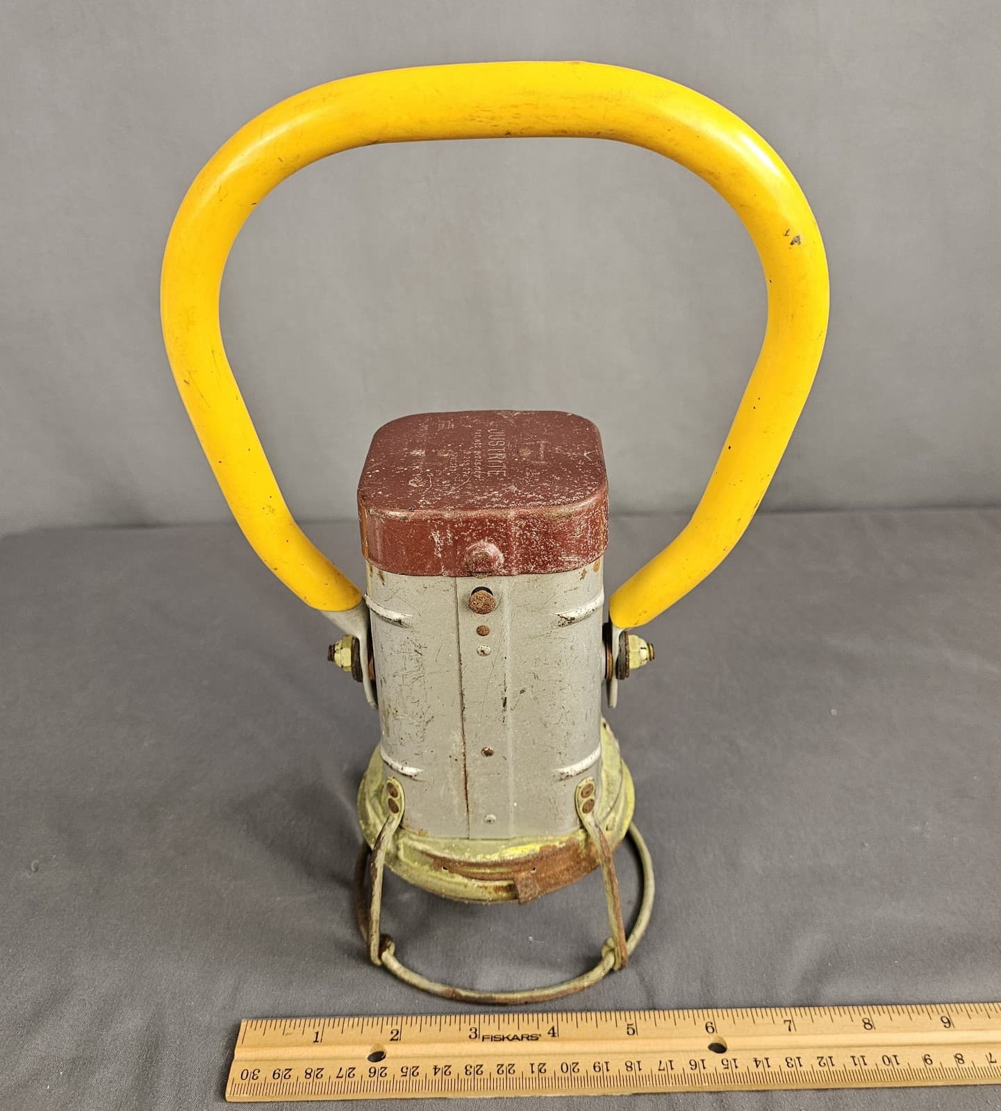 Vtg 1950s The Adam & Westlake Co Adlake Railroad Lantern Lamp No 31-D Yellow - Thumbnail 8