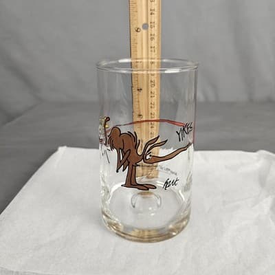B.C. Ice Age Collectors Series Anteater Johnny Hart * Drinking Glass 1981 Arby's - Thumbnail 9