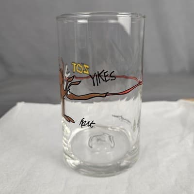 B.C. Ice Age Collectors Series Anteater Johnny Hart * Drinking Glass 1981 Arby's - Thumbnail 2
