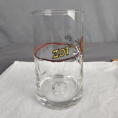 B.C. Ice Age Collectors Series Anteater Johnny Hart * Drinking Glass 1981 Arby's - Thumbnail 5