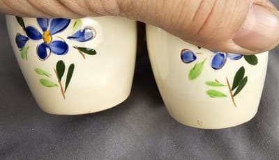 Vintage Stangl Pottery Country Garden Salt & Pepper Shakers 3" Floral - Thumbnail 5