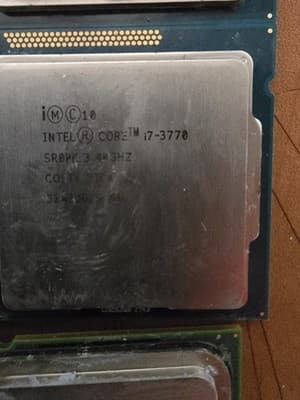 MIXED LOT OF 12 INTEL CORE PROCESSORS UNTESTED SCRAP RECOVERY - Thumbnail 6