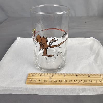 B.C. Ice Age Collectors Series Anteater Johnny Hart * Drinking Glass 1981 Arby's - Thumbnail 7