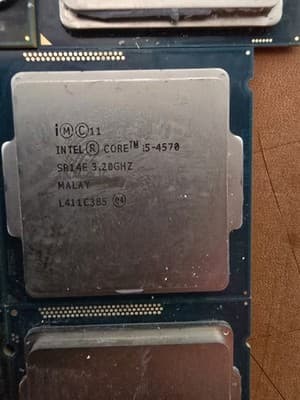 MIXED LOT OF 12 INTEL CORE PROCESSORS UNTESTED SCRAP RECOVERY - Thumbnail 9