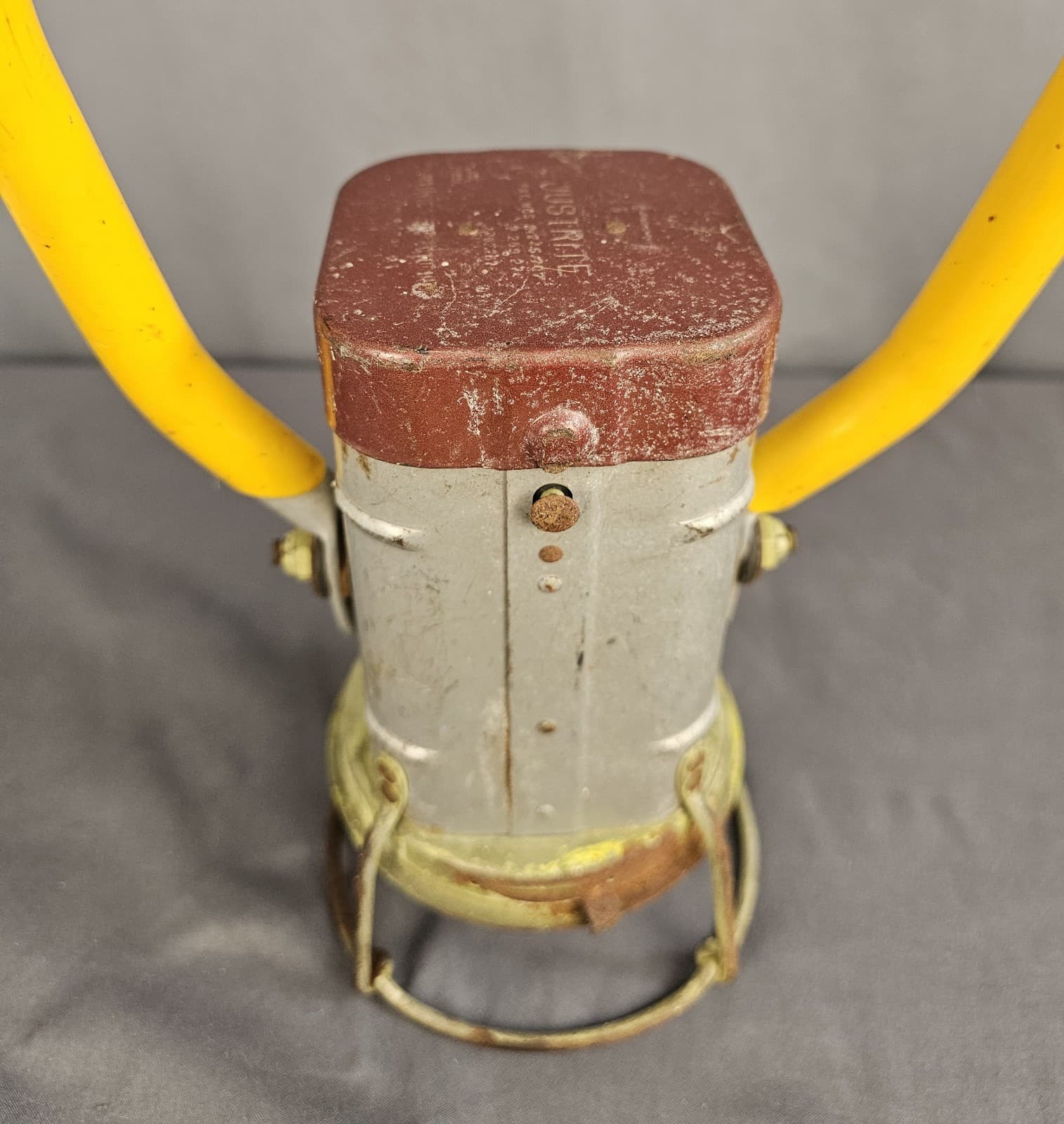Vtg 1950s The Adam & Westlake Co Adlake Railroad Lantern Lamp No 31-D Yellow - Thumbnail 4