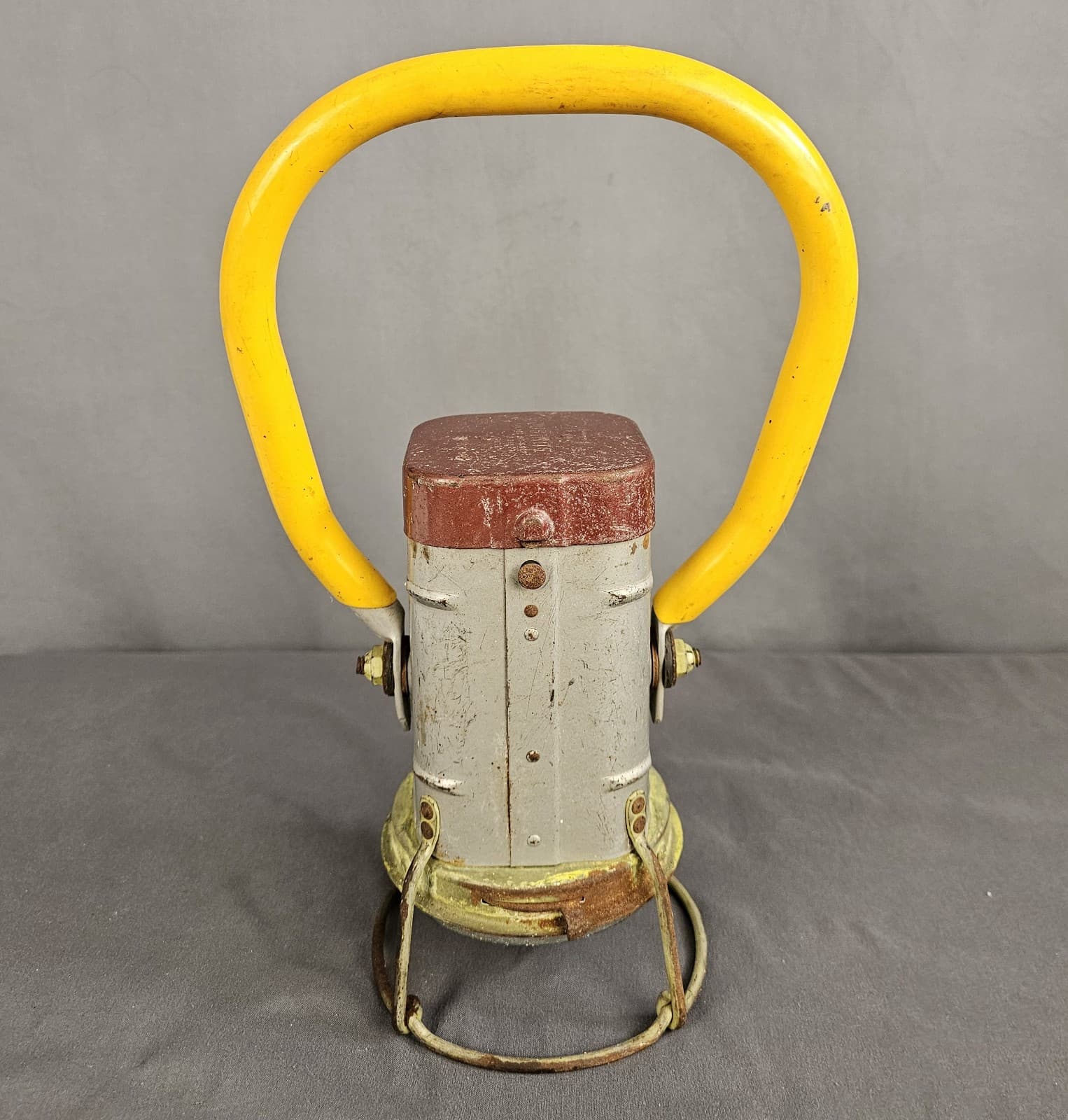 Vtg 1950s The Adam & Westlake Co Adlake Railroad Lantern Lamp No 31-D Yellow - Thumbnail 3