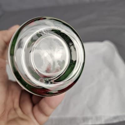 Vintage Poppy Highball Tumbler 6" Peanut Butter Glass - Thumbnail 4