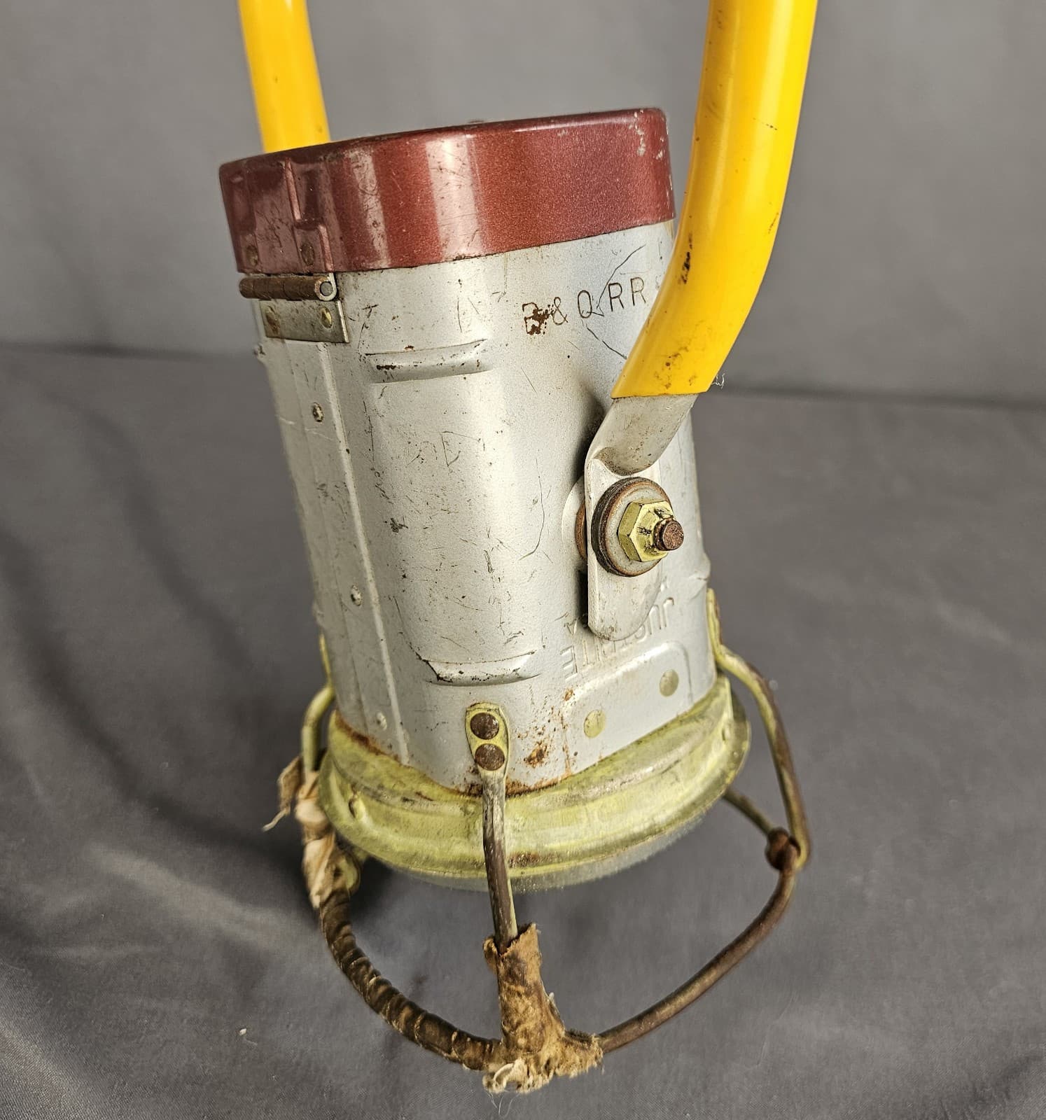 Vtg 1950s The Adam & Westlake Co Adlake Railroad Lantern Lamp No 31-D Yellow - Thumbnail 7
