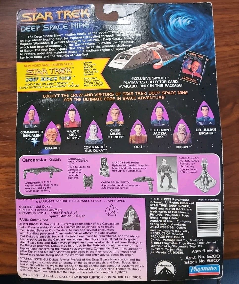 Star Trek Deep Space Nine Beyond the Final Frontier Figure 93 Com Gul Dukat - Thumbnail 2