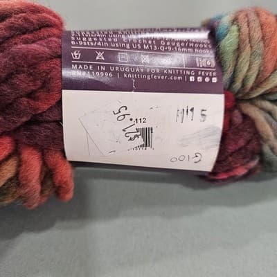 Ella Rae Yarn Lush Merino Mix Lush 112, Hand Painted 3.52oz, 66yd Wool S Bulky - Thumbnail 7