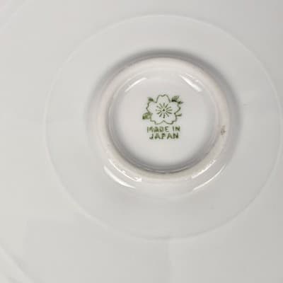 Vintage Noritage Hand Painted Cake Plate Roses Gold Handles 7.75" Wide - Thumbnail 5