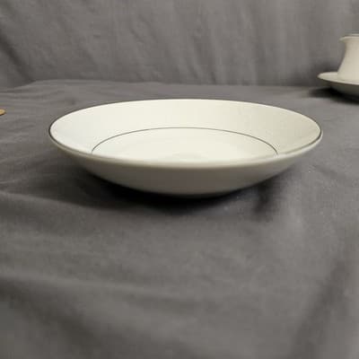 3 Pc Crown Victoria Lovelace Fruit Bowl Berry Dessert 5 1/2" Fine China of Japan - Thumbnail 2