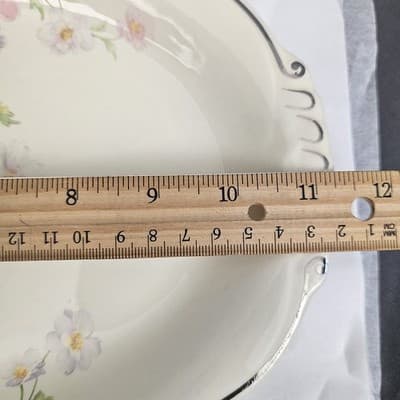 Vintage Homer Laughlin Virginia Rose 11.25 x 8.25 Serving Platter USA - Thumbnail 3
