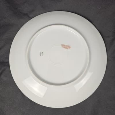 Limoges Elite French China Dinner Plate 8.5" Pink Roses Garland Vintage - Thumbnail 3