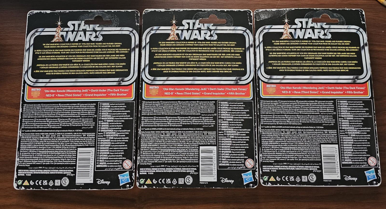 Star Wars Obi-Wan Kenobi Lot of 3 Retro Collection Reva, Fifth Brother, Gr. Inq. - Thumbnail 2