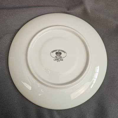 Set of 11 Crown Victoria Lovelace Tea Coffee Cups and Saucers Fine China Japan - Thumbnail 10