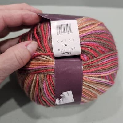 Ella Rae Yarn Cozy Soft Prints Col 06 Acrylic/Wool 3.52oz 213yd Fall Colors - Thumbnail 3