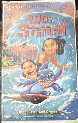 Disney Lilo & Stitch VHS 2002 NTSC THX Certified Walt Disney Home Entertainment