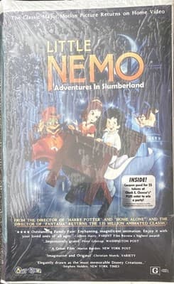 Funimation Little Nemo: Adventures in Slumberland VHS 2004 G Full Screen NTSC